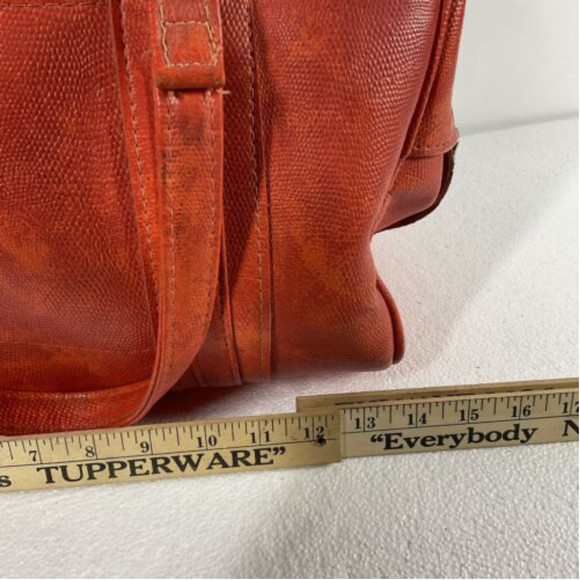 1970’s USA Vintage MCM Samsonite Sherbrooke Orange Carry On Luggage Bag MOD - Picture 9 of 10